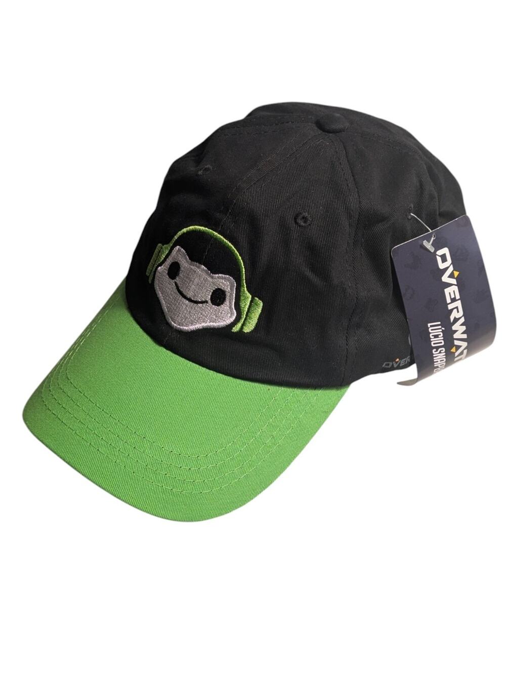 Overwatch Lucio With Headphones Black/Green Snapback Hat Cap 2019 NEW